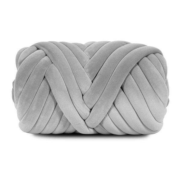 Poppy Crafts Super Chunky Hand Knitting Yarn 500g - Velvet - Grey