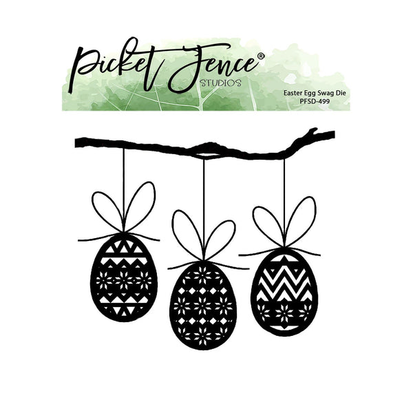 Picket Fence Studios Easter Egg Swag Die