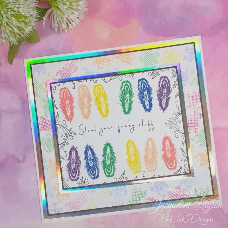 Pink Ink Designs 6"x 8" Clear Stamp Set - Wing Series - Johnny Dash*
