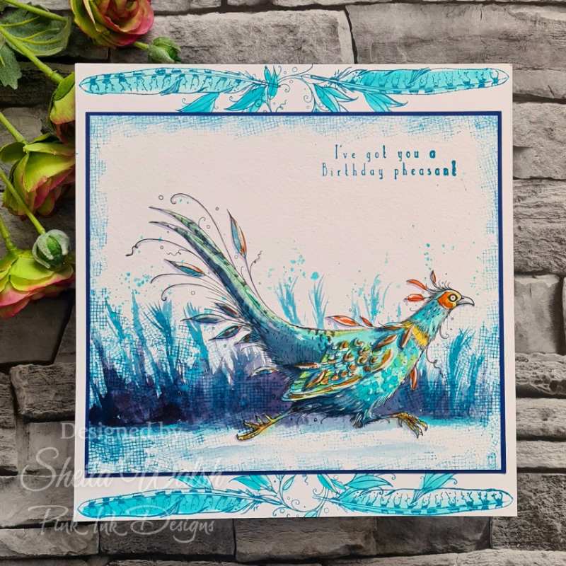 Pink Ink Designs 6"x 8" Clear Stamp Set - Wing Series - Johnny Dash*