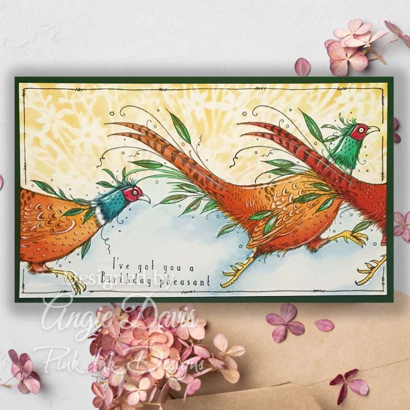 Pink Ink Designs 6"x 8" Clear Stamp Set - Wing Series - Johnny Dash*