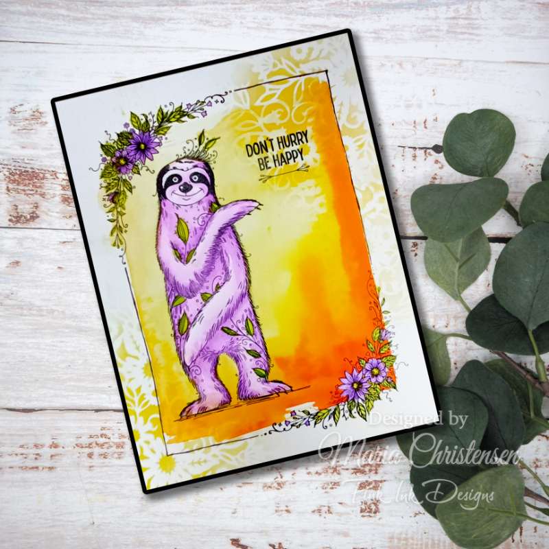Pink Ink Designs 6"x 8" Clear Stamp Set - Fauna Series - Serial Chiller*