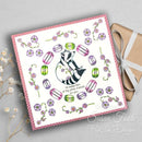 Pink Ink Designs 6"x 8" Clear Stamp Set - Macaroon Racoon