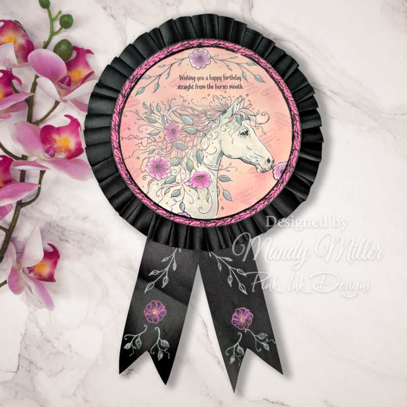Pink Ink Designs 6"x 8" Clear Stamp Set - Fauna Series - Mane Attraction*