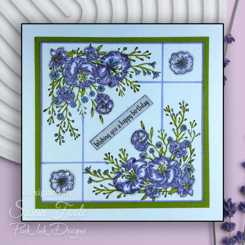 Pink Ink Designs 6"x 8" Clear Stamp Set - Fauna Series - Mane Attraction*