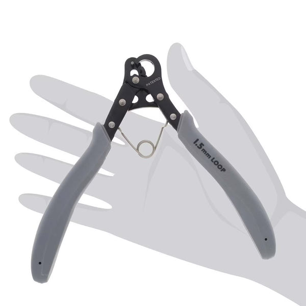 Loop nail clipper on a white background