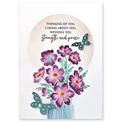 Penny Black Slapstick Cling Rubber Stamp - Heaven Scent*
