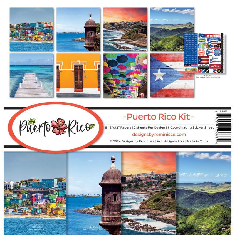 Reminisce Collection Kit 12"X12" - Puerto Rico*