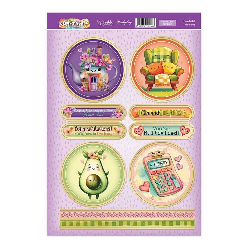 Hunkydory Pun-tastic Topper Sheet - Punderful Moments