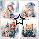 Paper Favourites 6" x 6" Paper Pad - Cozy Winter Friends