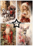 Paper Favourites A6 Paper Pack - Christmas Nostalgia