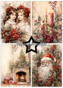 Paper Favourites A6 Paper Pack - Christmas Nostalgia