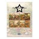 Pack of paper with 'In the Garden' theme featuring illustrations of garden scenes and vegetables.
