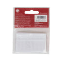 Packaged clear plastic freezer bags with a red header card showing product information, photographed on a white background.