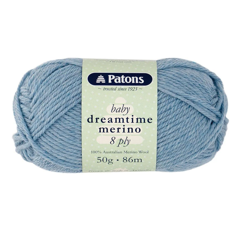 Patons Dreamtime Merino Wool 8ply 50g - Blue Jeans
