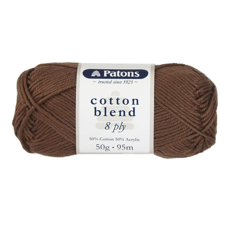 Patons Cotton Blend 8ply 50g - Coffee Crème