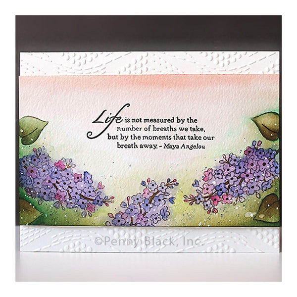 Penny Black Clear Stamps - Breathtaking Lilacs