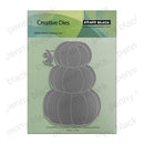 Penny Black Creative Dies pumpkin-shaped steel cutting die on its original green and white packaging card.