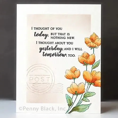 Penny Black Clear Stamps - Garden Trio
