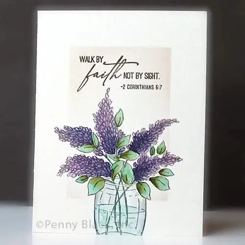 Penny Black Clear Stamps - Good Wishes Bouquet