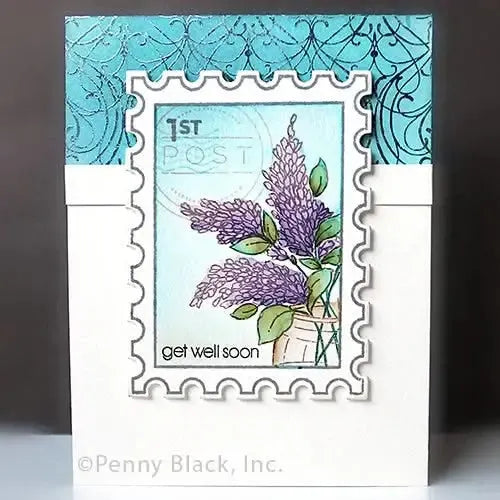 Penny Black Clear Stamps - Good Wishes Bouquet