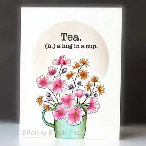 Penny Black Clear Stamps - Good Wishes Bouquet