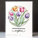 Penny Black Clear Stamps - Tulip Bunch