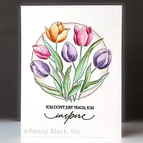 Penny Black Clear Stamps - Tulip Bunch