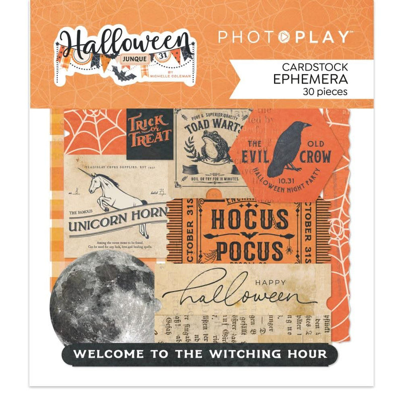 PhotoPlay Ephemera Cardstock Die-Cuts Halloween Junque
