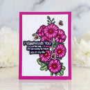 Picket Fence Studios Clear Stamp Set - Hollyhocks in Bloom