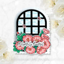Picket Fence Studios Clear Stamp Set - Hollyhocks in Bloom