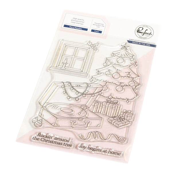 Pinkfresh Studio Clear Stamp Set - Merry Melodies