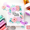 Pinkfresh Studio Press Plate - Blushing Blooms