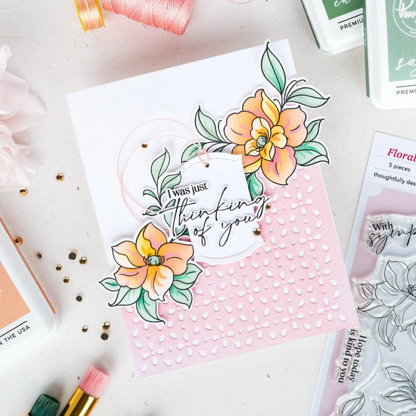Pinkfresh Studio Die Set - Floral Daydream