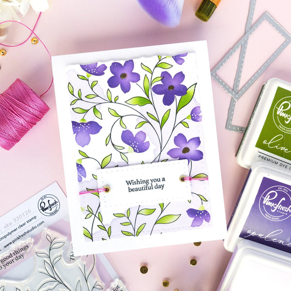 Pinkfresh Studio Stamp Set - Soft Meadow