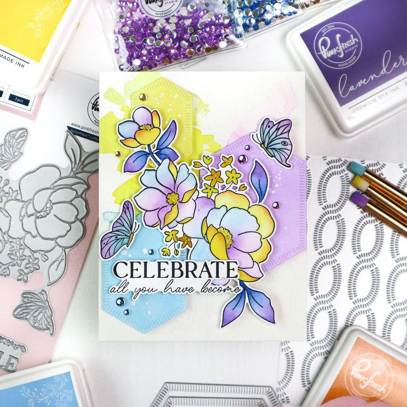 Pinkfresh Studio Die Set Butterflies in Bloom
