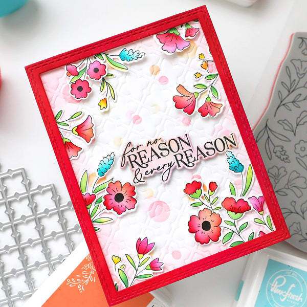Pinkfresh Studio Cling Stamp - Bloomscape