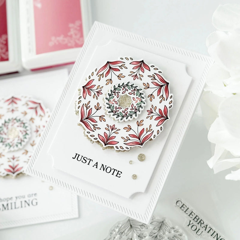 Pinkfresh Studio Die Set Floral Kaleidoscope