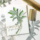 Pinkfresh Studio Press Plate Grateful Greenery