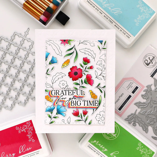 Pinkfresh Studio Press Plate - Bloomscape