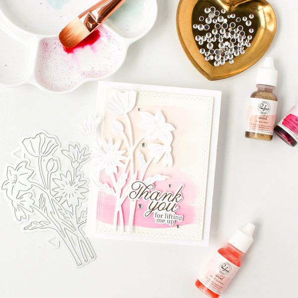 Pinkfresh Studio Stamp Set - Lush Elegance