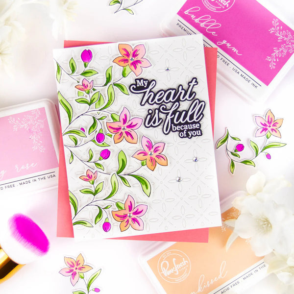 Pinkfresh Studio Stamp Set - Lush Elegance