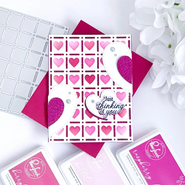 Pinkfresh Studio Stencil Set - Refined Grid Builder