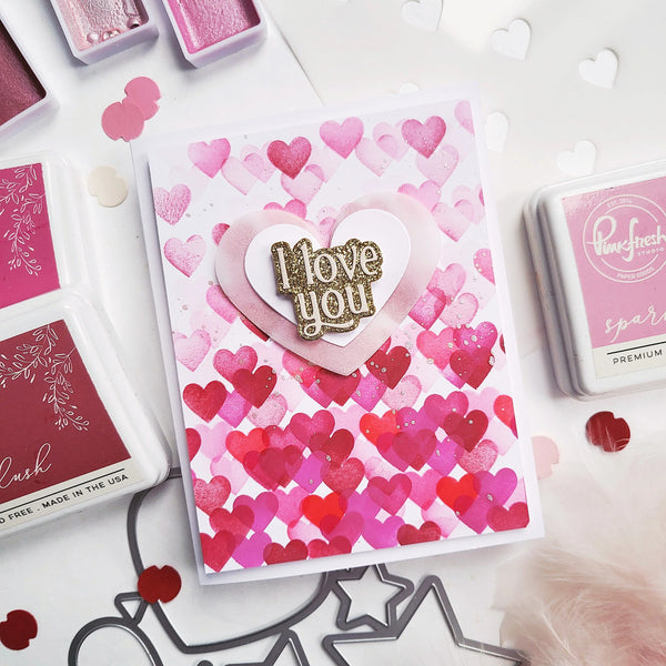 Pinkfresh Studio Stencil Set - Refined Grid Builder