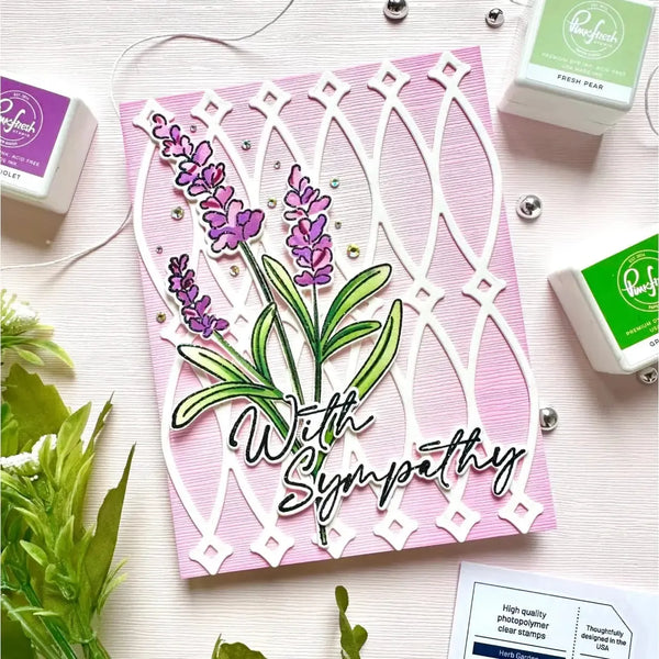 Pinkfresh Studio Press Plate Thinking Of You