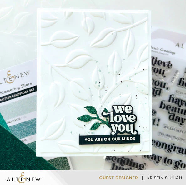 Altenew Playful Leaves Botanical 3D Embossing Folder*