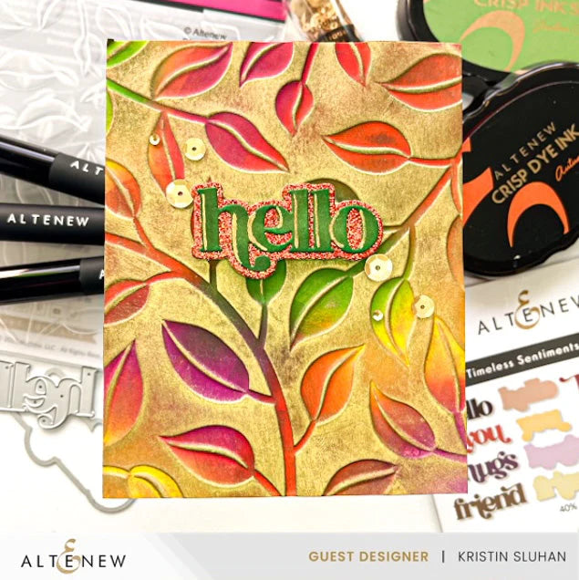 Altenew Playful Leaves Botanical 3D Embossing Folder*