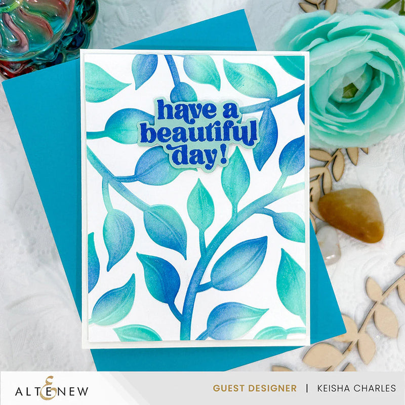 Altenew Playful Leaves Botanical 3D Embossing Folder*