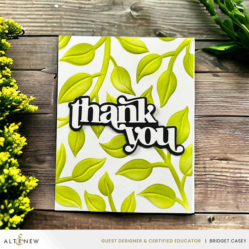 Altenew Playful Leaves Botanical 3D Embossing Folder*