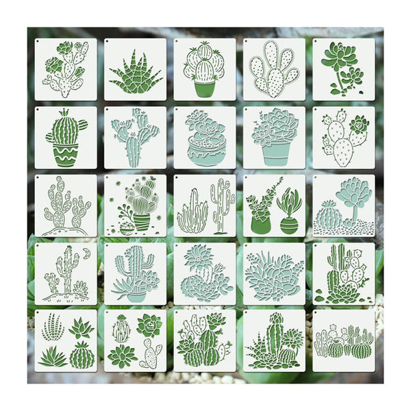 Poppy Craft Stencil Kit #82 - Cacti